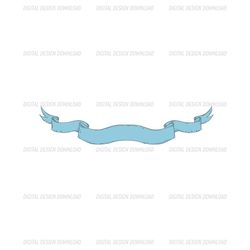 Disney Princess Cinderella Blue Ribbon SVG Vector
