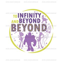 To Infinity And Beyond Star Disney Toy Story Cartoon SVG