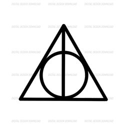 Harry Potter Deathly Hallows Symbol SVG Digital File