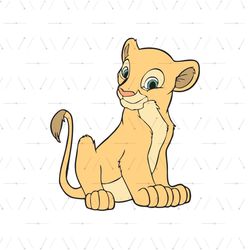 Nala The Queen Lion Disney Cartoon Character SVG