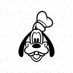 The Face Of Goofy Disney Cartoon Character SVG