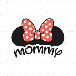 Mommy Disney Minnie Magic Mouse Ears Vector SVG