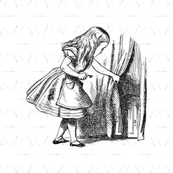 Alice On The Way To Wonderland SVG
