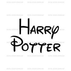 Harry Potter Black Logo Vector SVG File