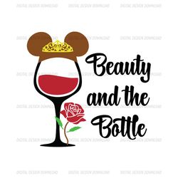 Beauty And The Bottle Beauty and The Beast SVG