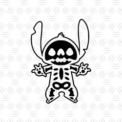 Funny Skeleton Xray Stitch Disney Silhouette SVG