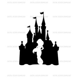 Jasmine Disney Princess Castle SVG