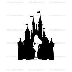 Mulan Disney Princess Castle SVG