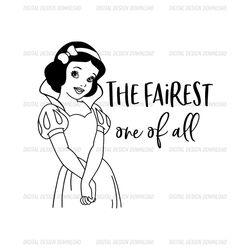 The Fairest One Of All Snow White SVG