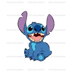 Stitch SVG, Smiley Stitch SVG, Disney Alien Dog SVG, Lilo and Stitch Cricut, Disney Characters SVG, Cartoon, Movie, Digi