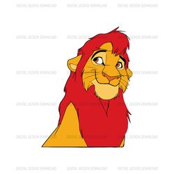 The Pride Rock King Simba Disney The Lion King Cartoon SVG