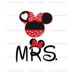 Mrs. Bride Minnie Mouse Pant Disney Wedding SVG