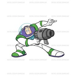 Buzz Lightyear Toy Story Cartoon SVG Vector