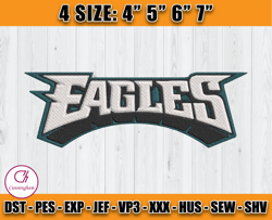 Philadelphia Eagles Embroidery Design, Brand Embroidery, Embroidery File, NFL Sport Embroidery