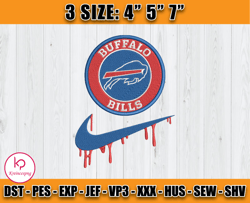 Buffalo Bills Nike Embroidery Design, Brand Embroidery, NFL Embroidery File, Logo Shirt 106