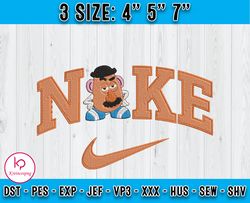 Mr. Potato Head Embroidery, Nike Toy Story Embroidery Design