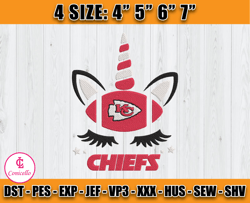 Chiefs Unicon Embroidery Design, Chiefs Embroidery Design, NFL sport, Embroidery Design files, D21