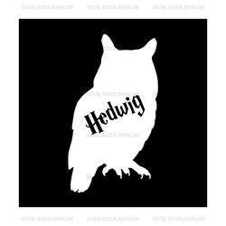Hedwig Harry Potter Owl SVG Silhouette Vector