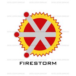 Avengers Superhero Firestorm Logo SVG