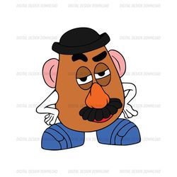 Mr. Potato Head Toy Story Cartoon SVG Vector