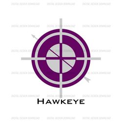 Avengers Superhero Hawkeye Logo SVG