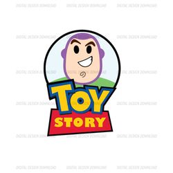 Disney Pixar Toy Story Character Buzz Lightyear Face SVG