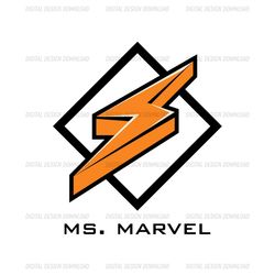 Avengers Superheroines Ms. Marvel Logo SVG