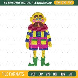 Alice In Wonderland Character Embroidery Png