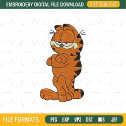 Garfield Proud Embroidery Design