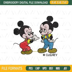 Disney Mickey Mouse Brother Embroidery