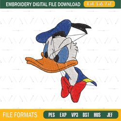 Donald Angry Embroidery Design Png