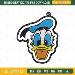 Donald Duck Sticker Embroidery Png