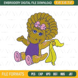 Barney Baby Bop Machine Embroidery Png