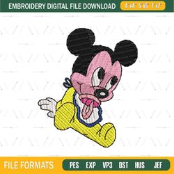 Disney Baby Mickey Mouse Embroidery