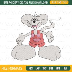 Diddl The Cartoon Mouse Embroidery