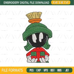 Marvin The Martian Christmas Embroidery