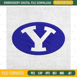 Brigham Young Cougars NCAA Logo Embroidery Design
