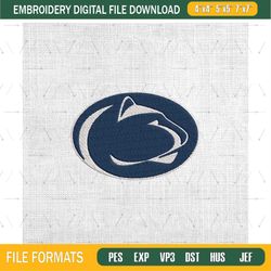Penn State Nittany Lions NCAA Football Logo Embroidery Design