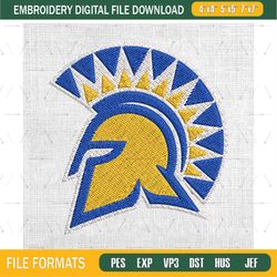 San Jose State Spartans NCAA Football Logo Embroidery Design
