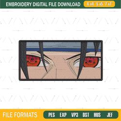 Uchiha Sharingan Eyes Anime Embroidery File