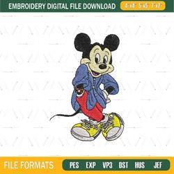 Toon Disney Mickey Mouse Embroidery Design