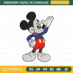 Mickey Disney Embroidery Design Png
