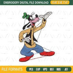 Goofy Dog Disney Embroidery Design Png