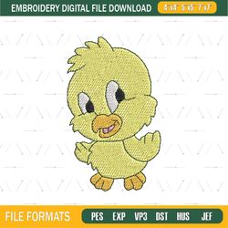 Baby Chick Machine Embroidery Png