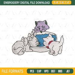 The Aristocats Siblings Embroidery Png