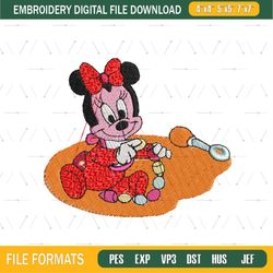 Baby Minnie Mouse Embroidery
