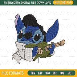 Elvis Presley Stitch Cosplay Embroidery
