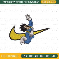 Best Goku Nike Embroidery Design Png