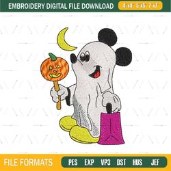 Mickey Halloween Disney Embroidery png