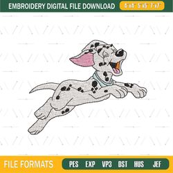 Disney Dalmatian Puppy Paw Embroidery